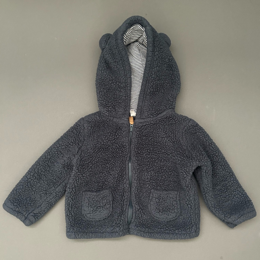 Carter's Charcoal Fleece Jacket 18M